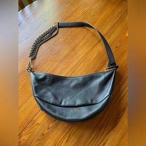 MARC JACOBS Eclipse Black Hobo Crossbody Bag